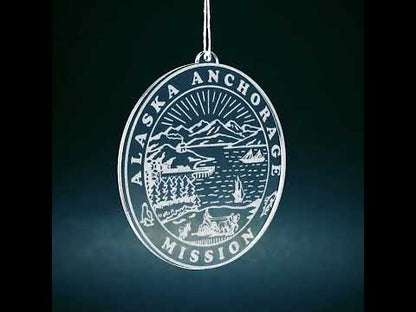 Alaska Anchorage Mission Christmas Ornament
