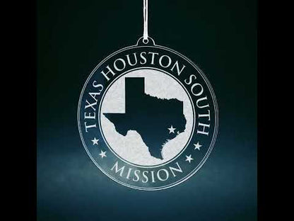 Texas Houston South Mission Christmas Ornament