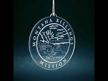Montana Billings Mission Christmas Ornament