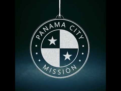 Load video: Panama Panama City Mission Christmas Ornament