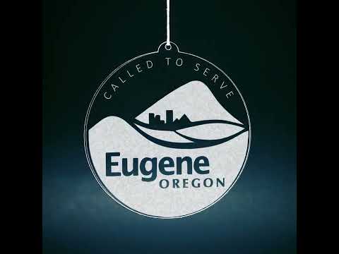 Load video: Oregon Eugene Mission Christmas Ornament