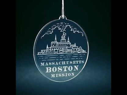 Massachusetts Boston Mission Christmas Ornament