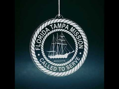 Florida Tampa Mission Christmas Ornament