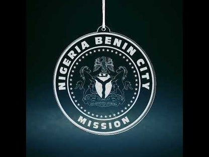 Nigeria Benin City Mission Christmas Ornament