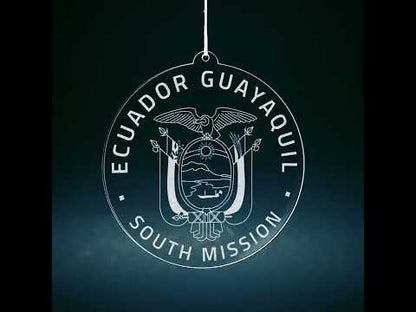 Ecuador Guayaquil South Mission Christmas Ornament