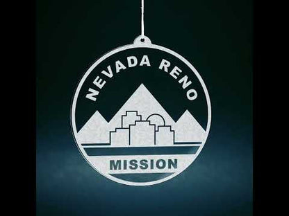 Nevada Reno Mission Christmas Ornament