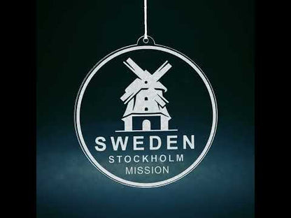 Sweden Stockholm Mission Christmas Ornament