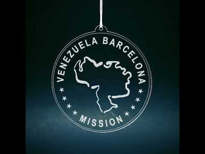 Venezuela Barcelona Mission Christmas Ornament