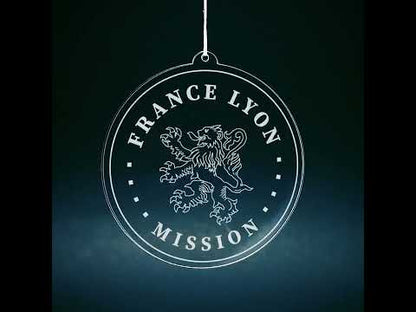 France Lyon Mission Christmas Ornament