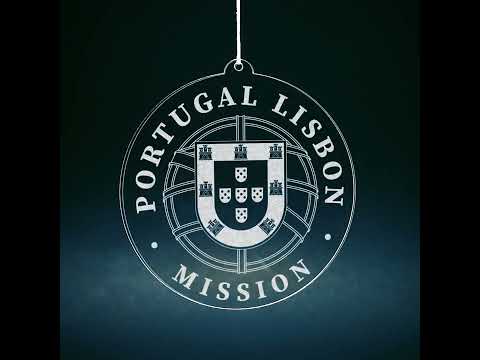Load video: Portugal Lisbon Mission Christmas Ornament