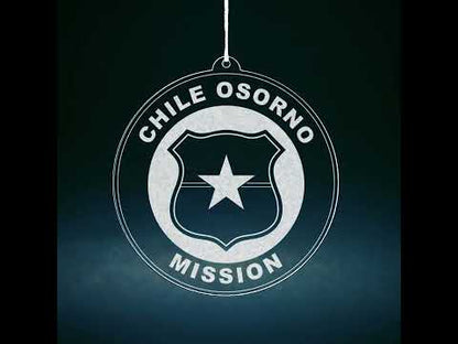 Chile Osorno Mission Christmas Ornament