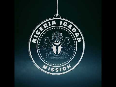 Load video: Nigeria Ibadan Mission Christmas Ornament