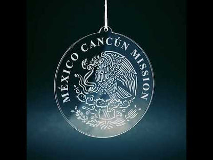 Mexico Cancun Mission Christmas Ornament