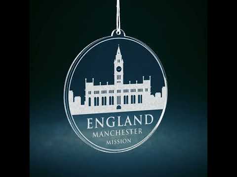 Load video: England Manchester Mission Christmas Ornament