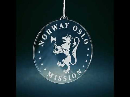Norway Oslo Mission Christmas Ornament