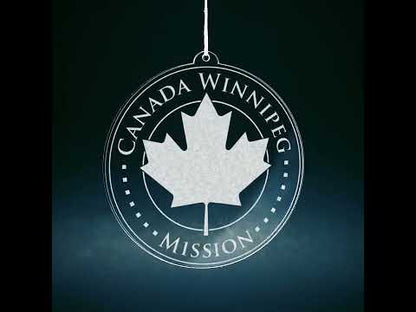 Canada Winnipeg Mission Christmas Ornament