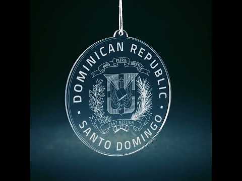 Load video: Dominican Republic Santo Domingo East Mission Christmas Ornament
