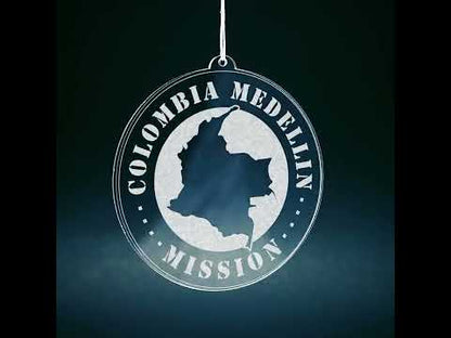Colombia Medellin Mission Christmas Ornament