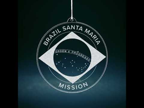 Load video: Brazil Santa Maria Mission Christmas Ornament
