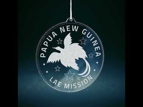 Load video: Papua New Guinea Lae Mission Christmas Ornament
