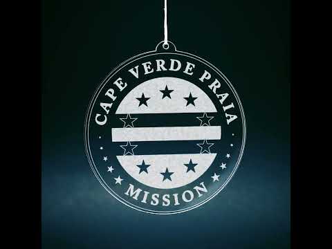 Load video: Cape Verde Praia Mission Christmas Ornament