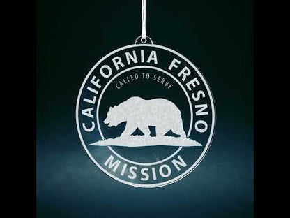 California Fresno Mission Christmas Ornament