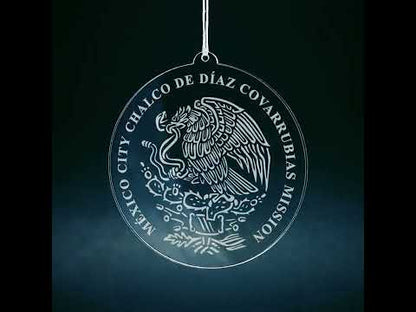 Mexico Mexico City Chalco de Diaz Covarrubias Mission Christmas Ornament