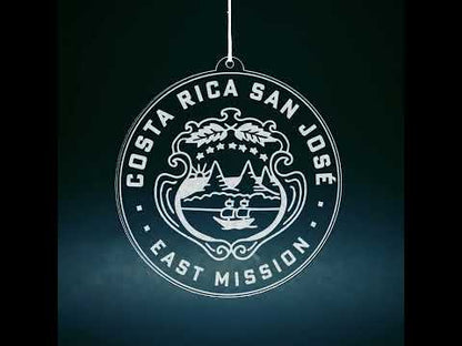 Costa Rica San José East Mission Christmas Ornament