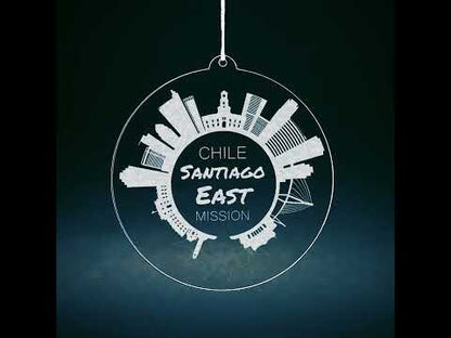 Chile Santiago East Mission Christmas Ornament