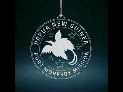 Papua New Guinea Port Moresby Mission Christmas Ornament