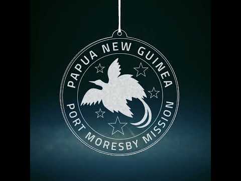 Load video: Papua New Guinea Port Moresby Mission Christmas Ornament