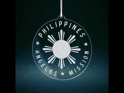 Philippines Angeles Mission Christmas Ornament
