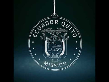 Ecuador Quito Mission Christmas Ornament