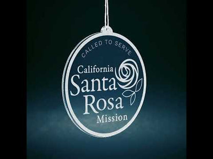 California Santa Rosa Mission Christmas Ornament