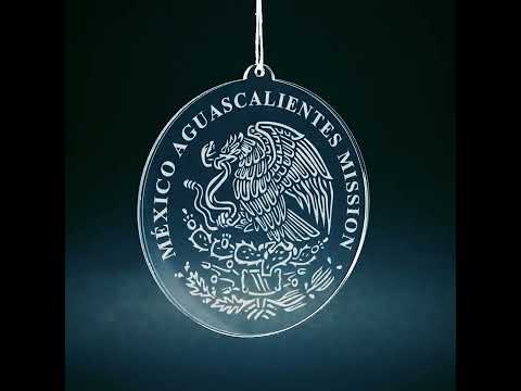 Load video: Mexico Aguascalientes Mission Christmas Ornament