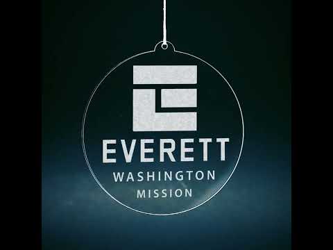 Load video: Washington Everett Mission Christmas Ornament