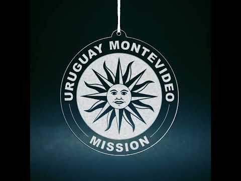 Load video: Uruguay Montevideo Mission Christmas Ornament