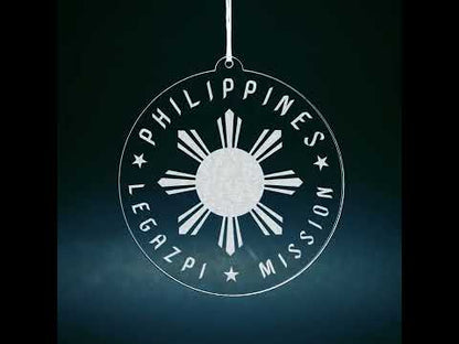 Philippines Legazpi Mission Christmas Ornament