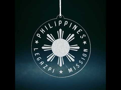 Load video: Philippines Legazpi Mission Christmas Ornament