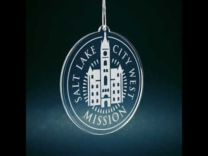 Utah Salt Lake City West Mission Christmas Ornament