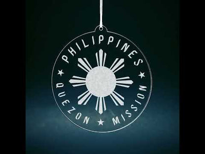 Philippines Quezon City Mission Christmas Ornament