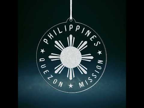 Load video: Philippines Quezon City Mission Christmas Ornament