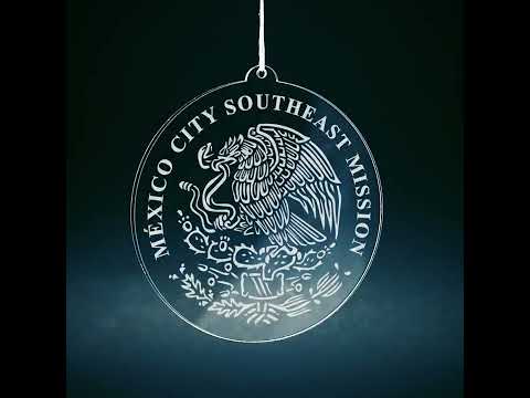 Load video: Mexico Mexico City Southeast Mission Christmas Ornament