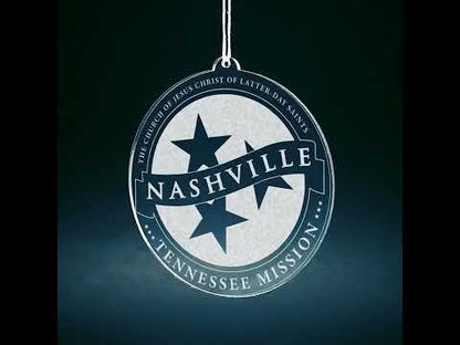 Tennessee Nashville Mission Christmas Ornament