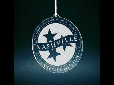 Load video: Tennessee Nashville Mission Christmas Ornament
