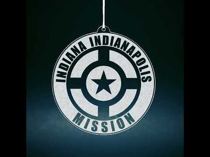 Indiana Indianapolis Mission Christmas Ornament