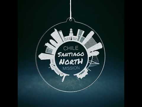 Load video: Chile Santiago North Mission Christmas Ornament