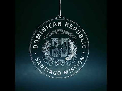 Dominican Republic Santiago Mission Christmas Ornament