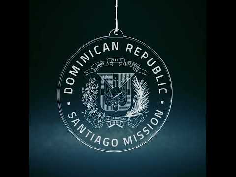 Load video: Dominican Republic Santiago Mission Christmas Ornament