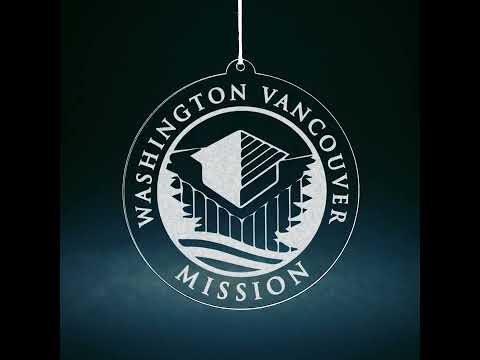 Load video: Washington Vancouver Mission Christmas Ornament